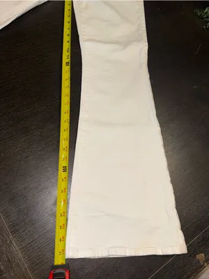 Joe's Jeans White Flare Wide-Leg Denim thumbnail 5