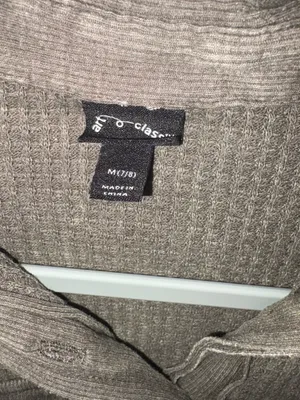 Art Of Class Ribbed Sweater Gray Size M thumbnail 5