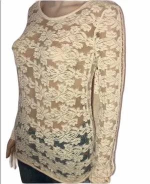 Free People floral lace blouse thumbnail 4