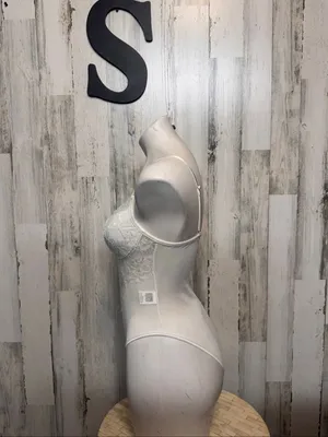 SHEIN White Lace Underwire Bodysuit Womens Size S Lingerie Teddy Corset thumbnail 6