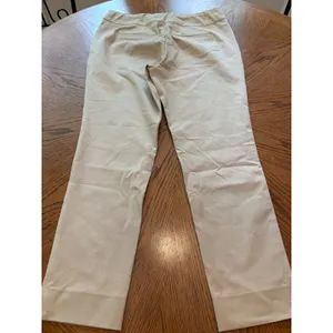 Chico's Soft Surroundings Slimming Ankle Pants Beige Pull‎ On Stretch Trousers thumbnail 7