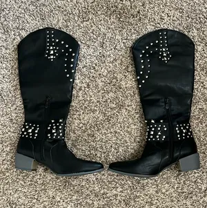 Harper & Lane Boots Black Size 6 thumbnail 2
