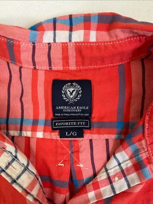 American Eagle Outfitters Women's Long Sleeve Button Down Shirt Size Large thumbnail 3