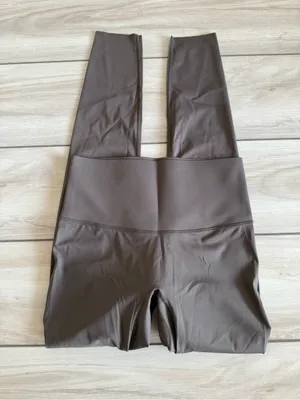 OQQ Seamless High Waist Butt Liftings Yoga Leggings Brown Medium NWT IN PKG thumbnail 6