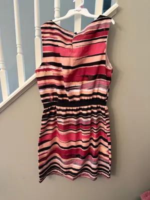 pink stripe dress thumbnail 2