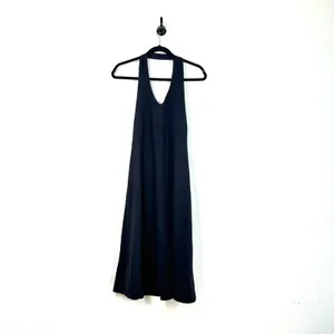 Dress XL Patagonia active halter knee length open tie back black stretch thumbnail 8
