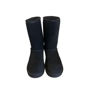 UGG Koolaburra Tall classic black suede leather sherpa lined boots sz 9 thumbnail 2