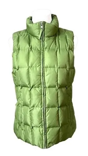 Gap‎ Vintage Down Puffer Zipper Winter Washable Vest Green MEDIUM Outdoor thumbnail 1