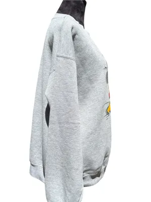 Disney Store Mickey Mouse Crewneck‎ Sweatshirt Vintage 90s USA Heather Gray XL thumbnail 6