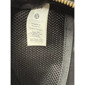 Lululemon Everywhere Belt Bag Black Fuzzy Fleece Crossbody Utility Y2K Goth Emo thumbnail 7