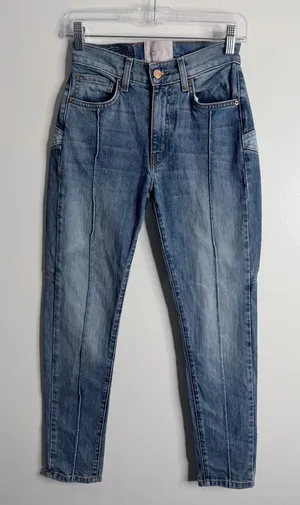 Revice Denim Star/Venus Crop Jeans Stargazer Size 24 Two Tone Y2K Streetwear thumbnail 1