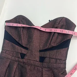 NWT sparkly dress strapless bustier‎ sweetheart mesh wedding guest hoco dress thumbnail 3