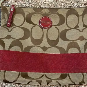 Womens Coach Signature Stripe Crossbody Bag thumbnail 2