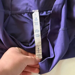 Lululemon Om Pants Purple High Rise Yoga‎ Joggers Adjustable Hem Size 6 thumbnail 2