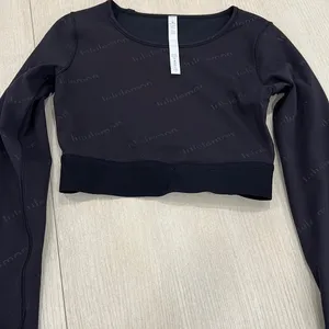 Lululemon black label crop top thumbnail 1