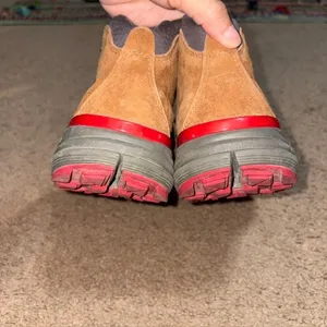 Danner Mountain 600 Waterproof Suede Hiking Boots Vibram Sole Brown Red 8 thumbnail 9