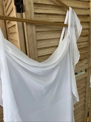 Pretty Garden White Ruffled Sleeveless Maxi Dress Large NWT thumbnail 7