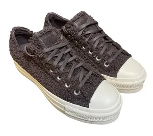 Converse CTAS Lift Ox Violet Ore Sherpa Women's Platform Sneakers 8.5 thumbnail 1