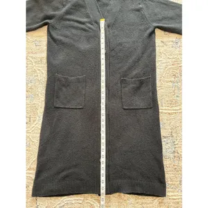 Cabi Sweater Womens Small Black Midi Longline Cardigan‎ Travel Preppy Academia thumbnail 7