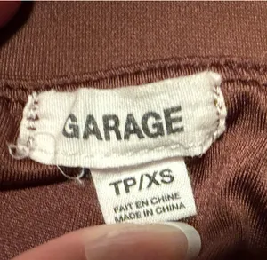 Brown halter garage dress thumbnail 3