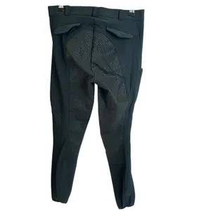 Pikeur Laure Womens 28 Full Grip Riding Breeches Dark Green Rhinestone EU 40 thumbnail 5