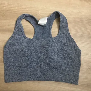 Buffbunny Collection Sports Bra‎ Blue M Womens Racerback Seamless Athletic Gym thumbnail 1
