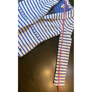 Hatley Nautical‎ Striped Jacket Blazer Womens Small Stretch Preppy Country Club thumbnail 12