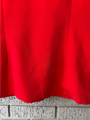Mandala 6 Pocket Scrub Top Bright Red Women’s Size Medium thumbnail 5