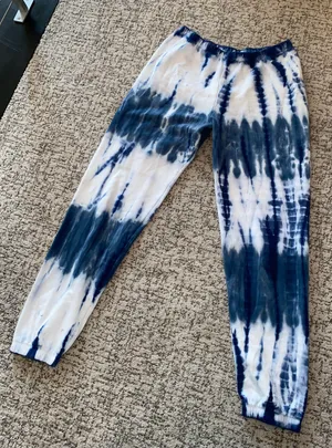 Tie Dye Jogger Sweatpants Blue thumbnail 1