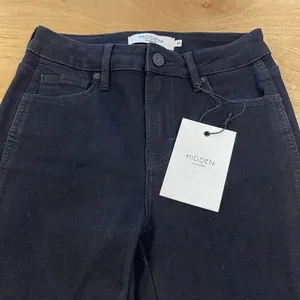 Hidden Los Angeles Womens‎ High Rise Slit Hem Ryan Bootcut Jeans Black Sz 24 NWT thumbnail 2