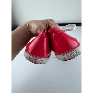 Coach Barrett Poppy canvas sneakers Signature Pattern Tennis Shoes Size‎ 8.5B thumbnail 4