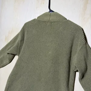 Universal Threads Womens XS Olive Green Chunky Knit Open Front Cardigan Sweater thumbnail 9