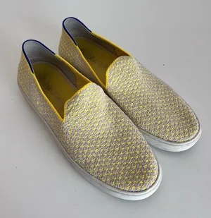 Rothy's‎ Shoes The Original Slip On Sneaker Sunshine Honeycomb Retired thumbnail 1