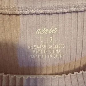 Aerie Purple-crop tank. . Excellent condition. Size Large. thumbnail 3