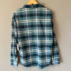 Free People | Loveland Plaid‎ Frayed Hem Shirt *NWT xs thumbnail 7