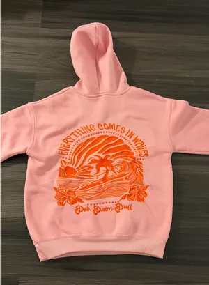 Pink palm, puff sweatshirt thumbnail 6