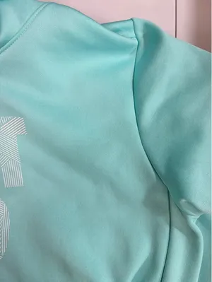 Nike Dri-FIT Hoodie M Aqua Blue Just Do It Pullover Kangaroo Pocket thumbnail 10