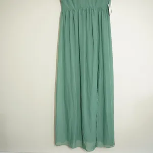 Birdy Grey NEW Hannah Chiffon Maxi Dress Eucalyptus Green Flutter Sleeve V-Neck thumbnail 3