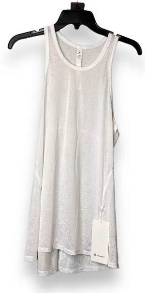 Lululemon Goal‎ Up Tank Women's Size 4 White Yoga thumbnail 1