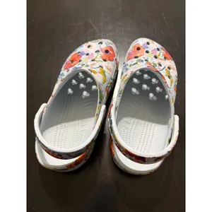 Crocs Classic Clogs Floral Multi Color Botanical Print Women 9 Men 7 thumbnail 3