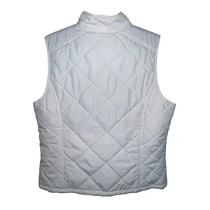 Lauren Ralph Lauren‎ Vest Womens Size XL White Quilted Zip Puffer Sleeveless thumbnail 3