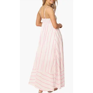 New! Petal & Pup Seville Stripe Maxi Dress Pink Stripe Size Small thumbnail 2