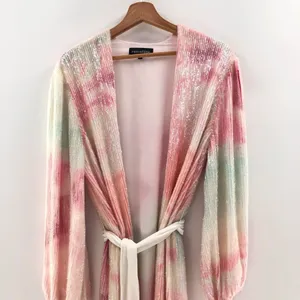 Retrofete‎ Gabrielle Robe Dress in Marble Pink Small thumbnail 6