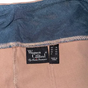 NWT Women with Control Elite Prime Stretch Denim Flare Pants Driftwood Size 16 thumbnail 8