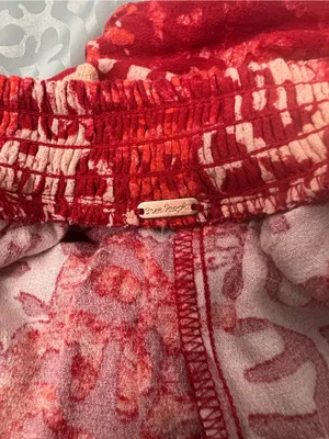 Free People Red Halter Backless Mini Dress thumbnail 6