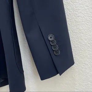 Brooks Brothers Navy Wool Blend 3- Button Women’s Blazer Size 6 thumbnail 9