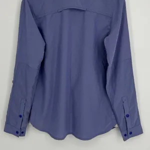 Stio Eddy Guide Shirt Small Blue Snap Button Long Sleeve Hiking Outdoor Utility thumbnail 7