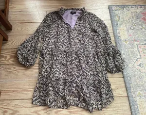 MSK dress size large Purple thumbnail 1