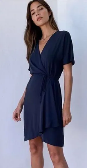 ✨ARITZIA BABATON Wallace Navy Sz Small Dress✨ thumbnail 1