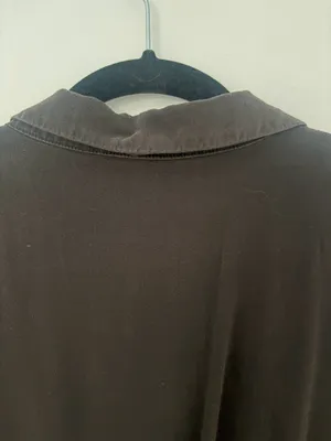 Rag Poets XS Black Button Down Shirt Dress thumbnail 4